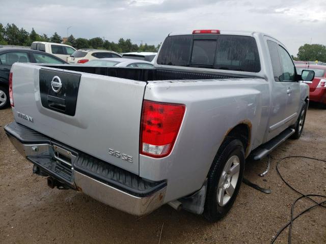 1N6AA06A34N559047 - 2004 NISSAN TITAN XE SILVER photo 3