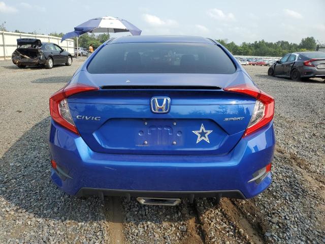 2HGFC2F82LH525900 - 2020 HONDA CIVIC SPORT BLUE photo 6