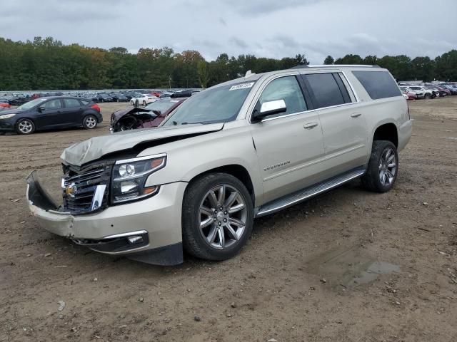 1GNSKKKC0FR728855 - 2015 CHEVROLET SUBURBAN K1500 LTZ BEIGE photo 1