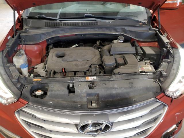 5XYZU3LB2HG414624 - 2017 HYUNDAI SANTA FE S ORANGE photo 12