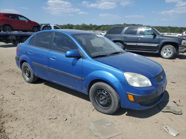 KNADE223996569961 - 2009 KIA RIO BASE BLUE photo 4