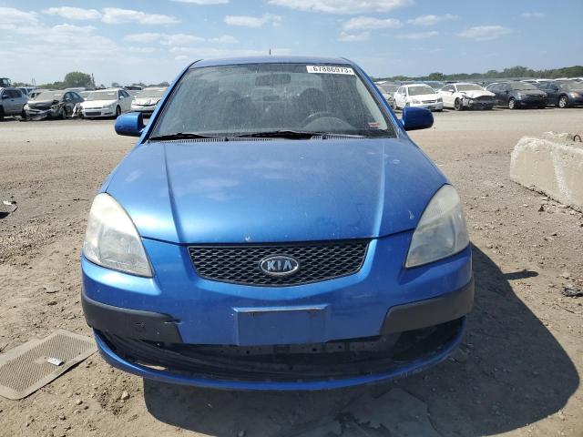 KNADE223996569961 - 2009 KIA RIO BASE BLUE photo 5