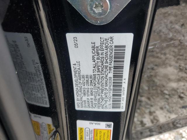 1HGCY1F32PA030068 - 2023 HONDA ACCORD EX BLACK photo 12
