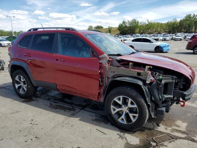 1C4PJMBS6EW317609 - 2014 JEEP CHEROKEE TRAILHAWK BURGUNDY photo 4