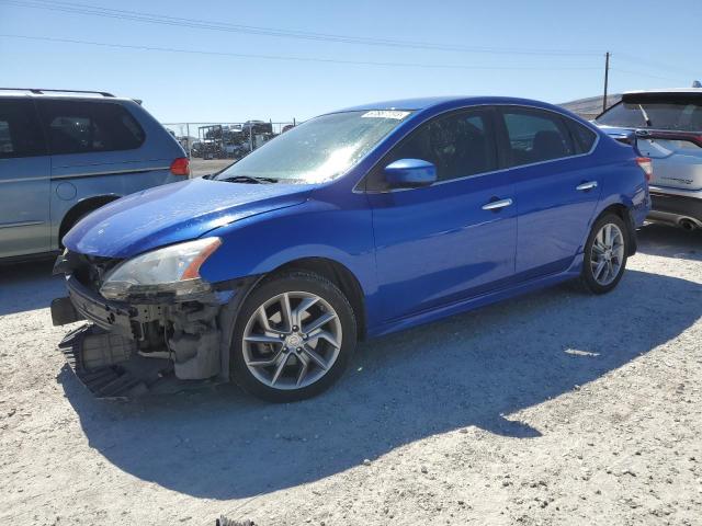 3N1AB7AP1DL715707 - 2013 NISSAN SENTRA S BLUE photo 1