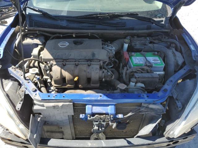 3N1AB7AP1DL715707 - 2013 NISSAN SENTRA S BLUE photo 11