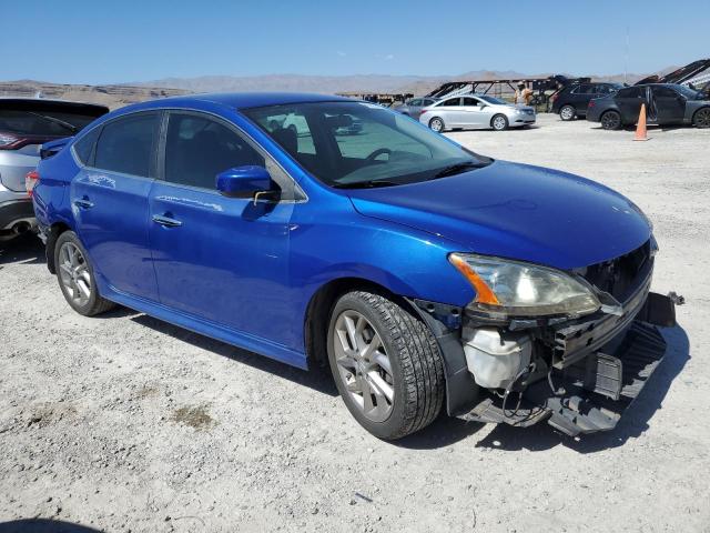 3N1AB7AP1DL715707 - 2013 NISSAN SENTRA S BLUE photo 4