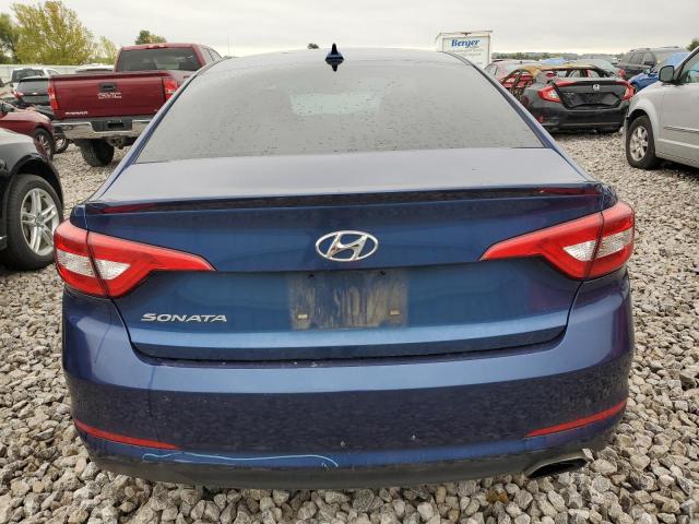 5NPE24AFXHH461716 - 2017 HYUNDAI SONATA SE BLUE photo 6