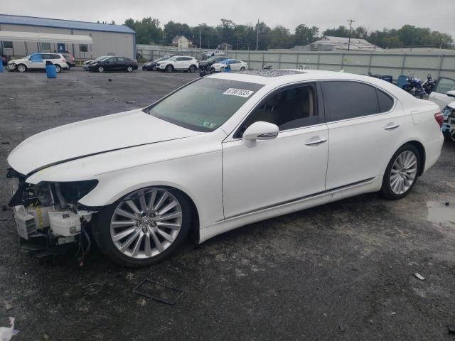 JTHGL1EF7A5041141 - 2010 LEXUS LS 460L WHITE photo 1