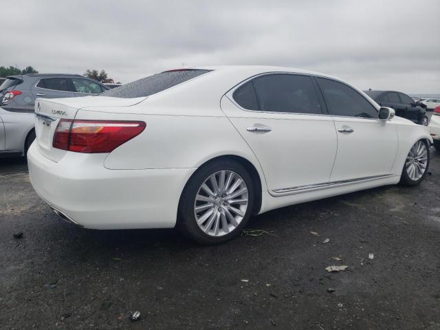 JTHGL1EF7A5041141 - 2010 LEXUS LS 460L WHITE photo 3