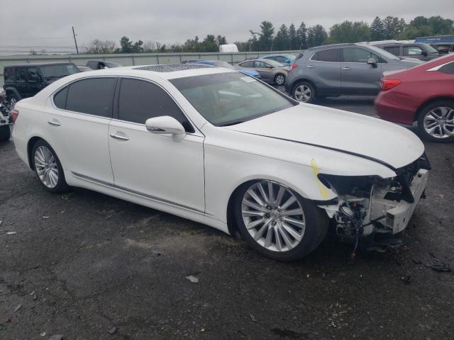 JTHGL1EF7A5041141 - 2010 LEXUS LS 460L WHITE photo 4