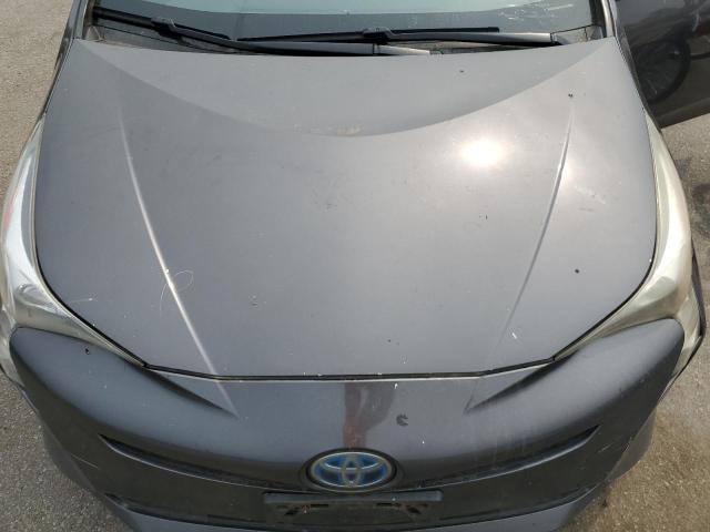 JTDKBRFUXH3541178 - 2017 TOYOTA PRIUS Gris photo 11