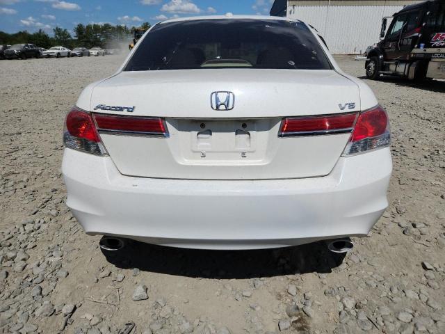 1HGCP3F8XCA015497 - 2012 HONDA ACCORD EXL WHITE photo 6