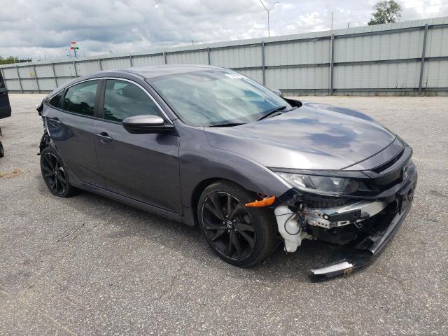 19XFC2F87ME203393 - 2021 HONDA CIVIC SPORT GRAY photo 4