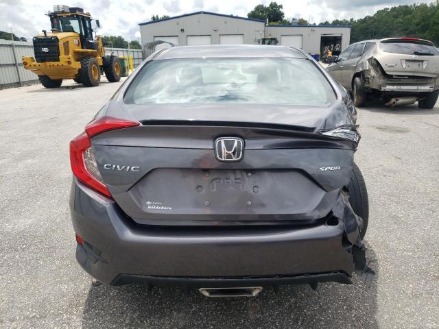 19XFC2F87ME203393 - 2021 HONDA CIVIC SPORT GRAY photo 6