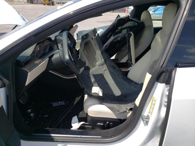 5YJSA1E53NF486196 - 2022 TESLA MODEL S Սպիտակ լուսանկար 7