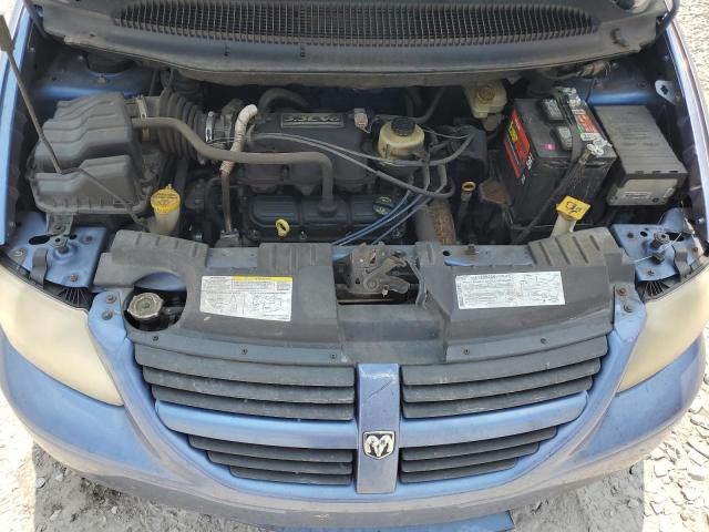 1D4GP45R27B208147 - 2007 DODGE CARAVAN SXT BLUE photo 12