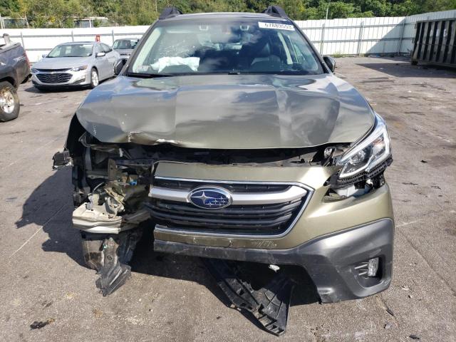 4S4BTANC9L3136568 - 2020 SUBARU OUTBACK LIMITED GREEN photo 5