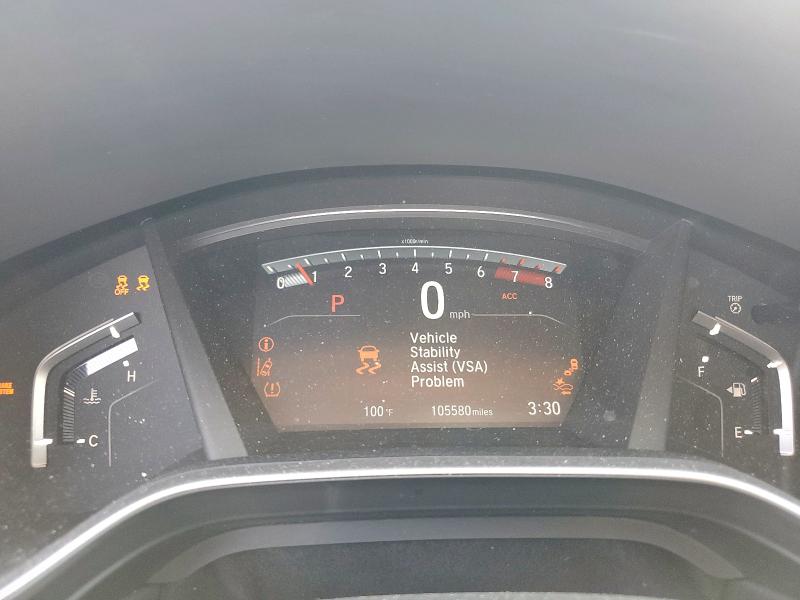 5J6RW2H88HL062228 - 2017 HONDA CR-V EXL RED photo 9