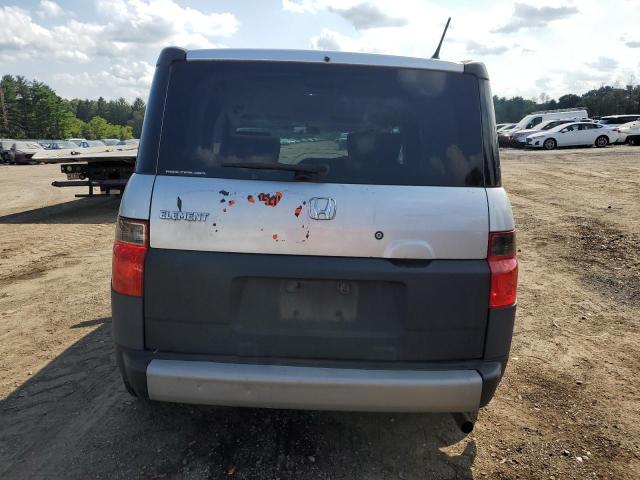 5J6YH28347L002598 - 2007 HONDA ELEMENT LX SILVER photo 6