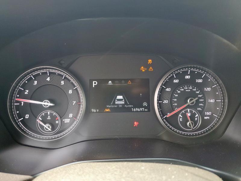 5NMS24AJ1NH377445 - 2022 HYUNDAI SANTA FE SEL WHITE photo 9