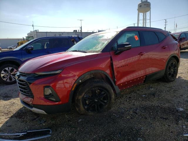 3GNKBCR40MS515533 - 2021 CHEVROLET BLAZER 2LT RED photo 1