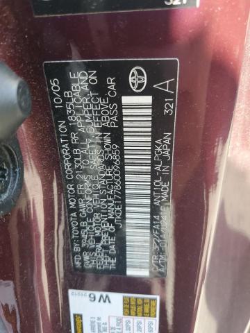 JTKDE177860096859 - 2006 TOYOTA SCION TC Bənövşəyi foto 12