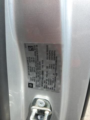 1GCHTCEAXJ1100969 - 2018 CHEVROLET COLORADO LT SILVER photo 12