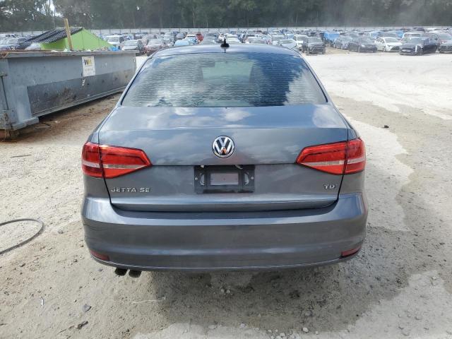3VWLA7AJ3FM218978 - 2015 VOLKSWAGEN JETTA TDI GRAY photo 6