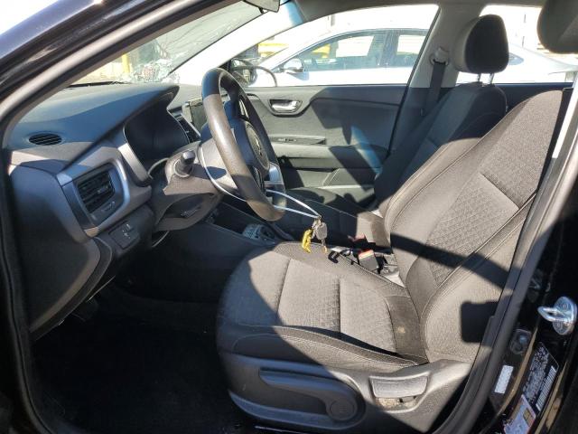 3KPA24AD8LE337518 - 2020 KIA RIO LX BLACK photo 7
