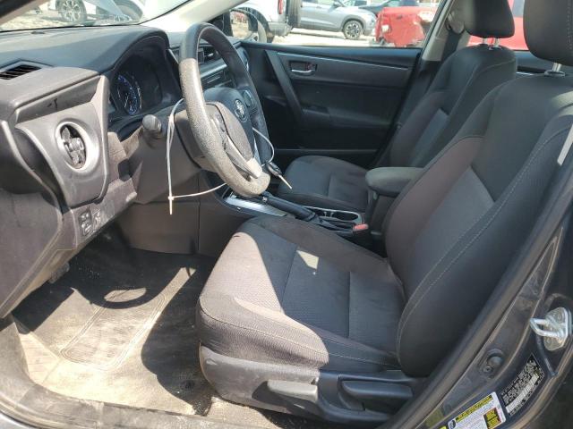 2T1BURHE0KC140785 - 2019 TOYOTA COROLLA L GRAY photo 7