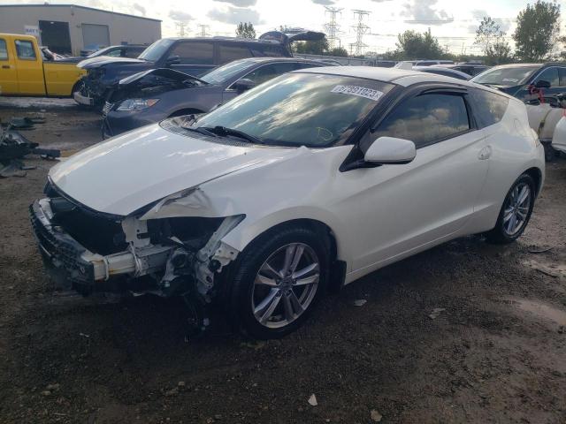 JHMZF1D63CS002326 - 2012 HONDA CR-Z EX WHITE photo 1