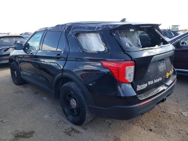 1FM5K8AB2MGA18006 - 2021 FORD EXPLORER POLICE INTERCEPTOR BLACK photo 2