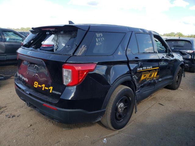 1FM5K8AB2MGA18006 - 2021 FORD EXPLORER POLICE INTERCEPTOR BLACK photo 3