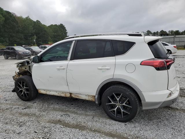2T3NFREV3JW450669 - 2018 TOYOTA RAV4 SE WHITE photo 2