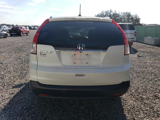 5J6RM3H76CL032270 - 2012 HONDA CR-V EXL WHITE photo 6