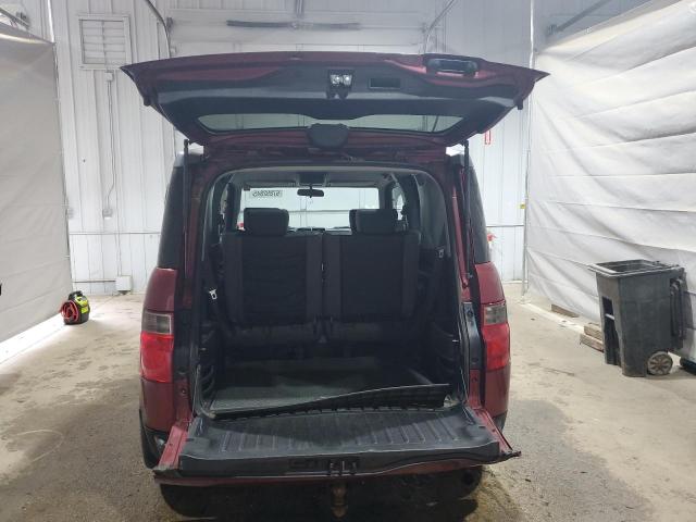 5J6YH28766L012714 - 2006 HONDA ELEMENT EX BURGUNDY photo 6