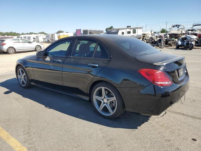 55SWF4KB4GU135653 - 2016 MERCEDES-BENZ C 300 4MATIC BLACK photo 2