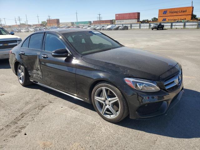 55SWF4KB4GU135653 - 2016 MERCEDES-BENZ C 300 4MATIC BLACK photo 4