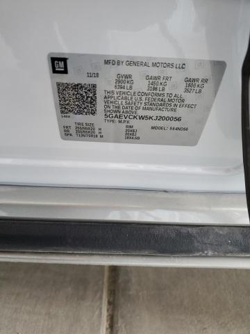 5GAEVCKW5KJ200056 - 2019 BUICK ENCLAVE AVENIR WHITE photo 14