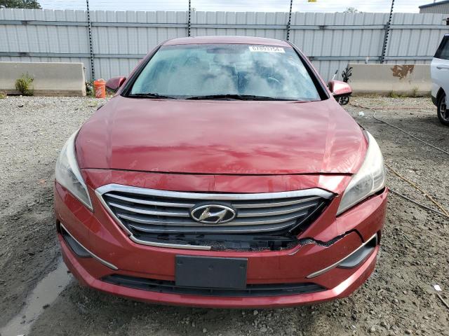 5NPE24AF5GH321507 - 2016 HYUNDAI SONATA SE RED photo 5