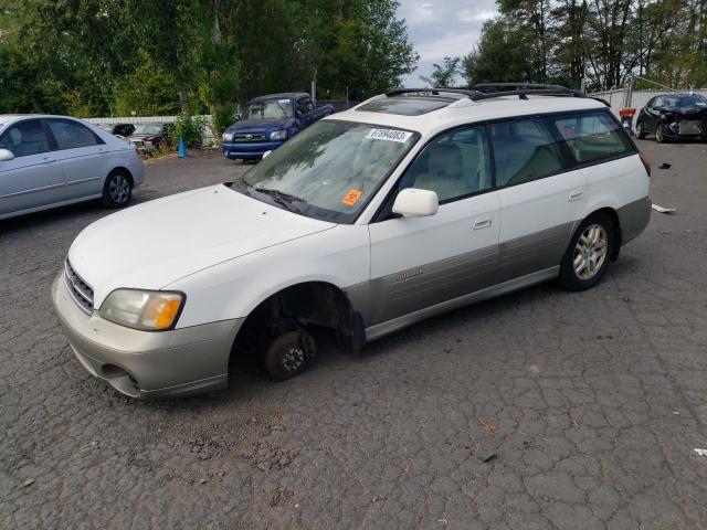 4S3BH6861Y7611915 - 2000 SUBARU LEGACY OUTBACK LIMITED WHITE photo 1