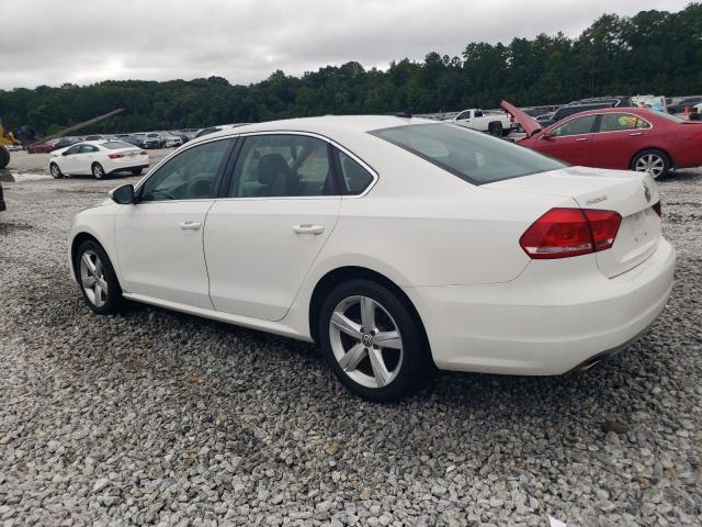1VWBH7A32CC073552 - 2012 VOLKSWAGEN PASSAT SE WHITE photo 2