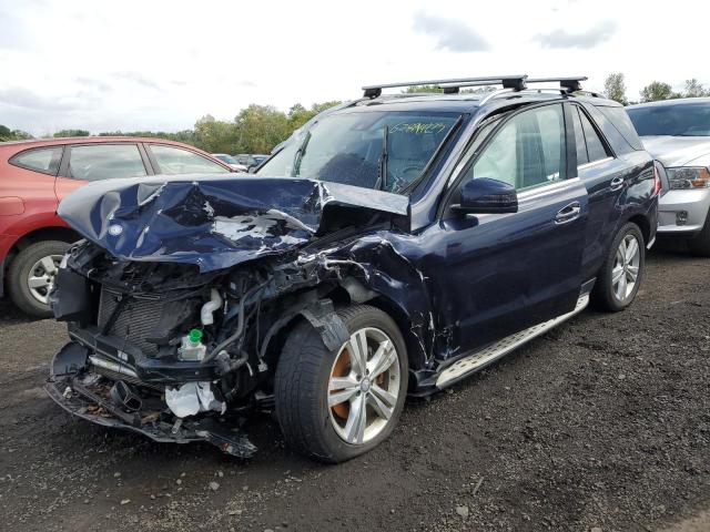 4JGDA5HB5FA522879 - 2015 MERCEDES-BENZ ML 350 4MATIC BLUE photo 1