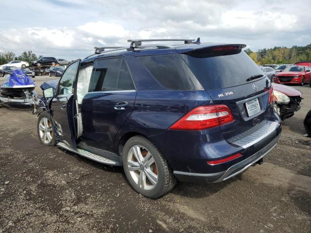 4JGDA5HB5FA522879 - 2015 MERCEDES-BENZ ML 350 4MATIC BLUE photo 2