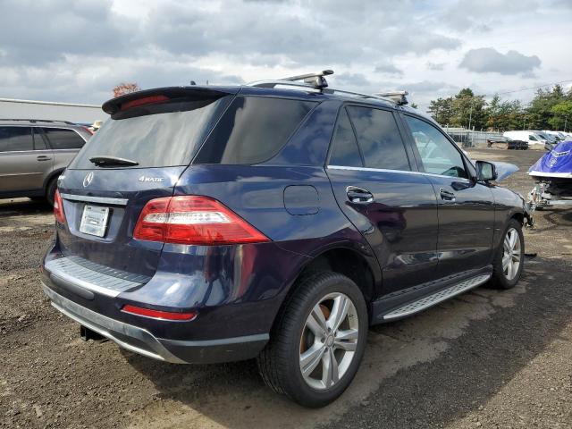 4JGDA5HB5FA522879 - 2015 MERCEDES-BENZ ML 350 4MATIC BLUE photo 3