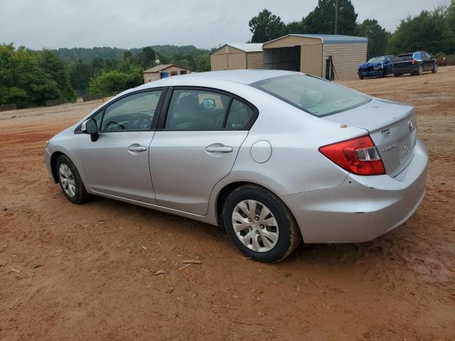 19XFB2F58CE031480 - 2012 HONDA CIVIC LX SILVER photo 2