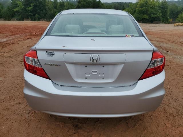 19XFB2F58CE031480 - 2012 HONDA CIVIC LX SILVER photo 6