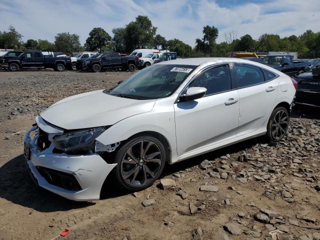 19XFC2F87ME203099 - 2021 HONDA CIVIC SPORT WHITE photo 1