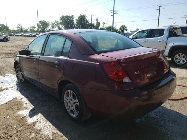 1G8AJ52F04Z174727 - 2004 SATURN ION LEVEL 2 勃艮第红 照片 2